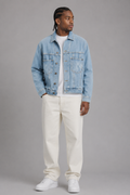 Battersea Patch-Pocket Collared Denim Jacket