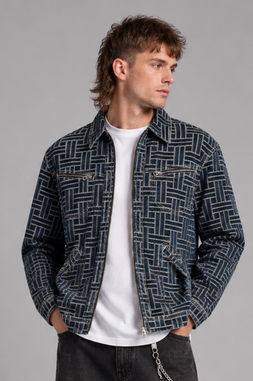 Belgravia Weave Denim Jacket