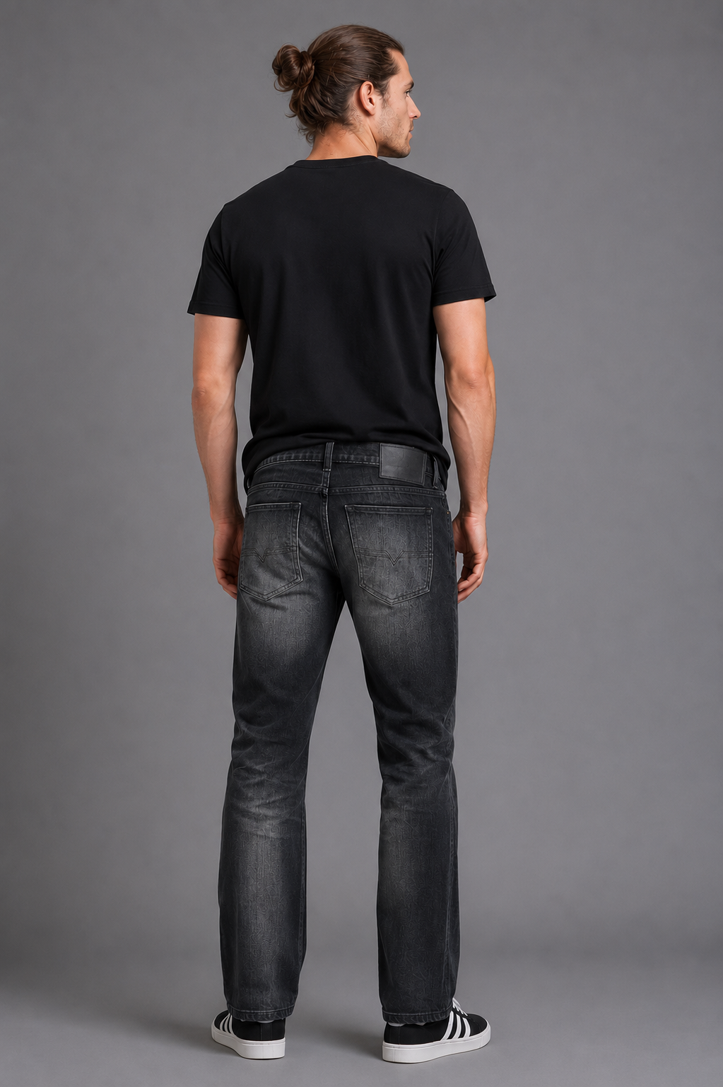 Belsham Charcoal Fade Classic Jeans