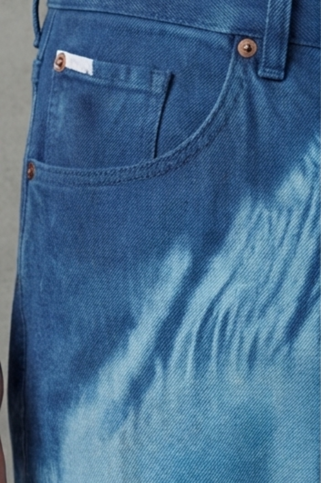 Benedict Abstract Wash Straight-Leg Pants