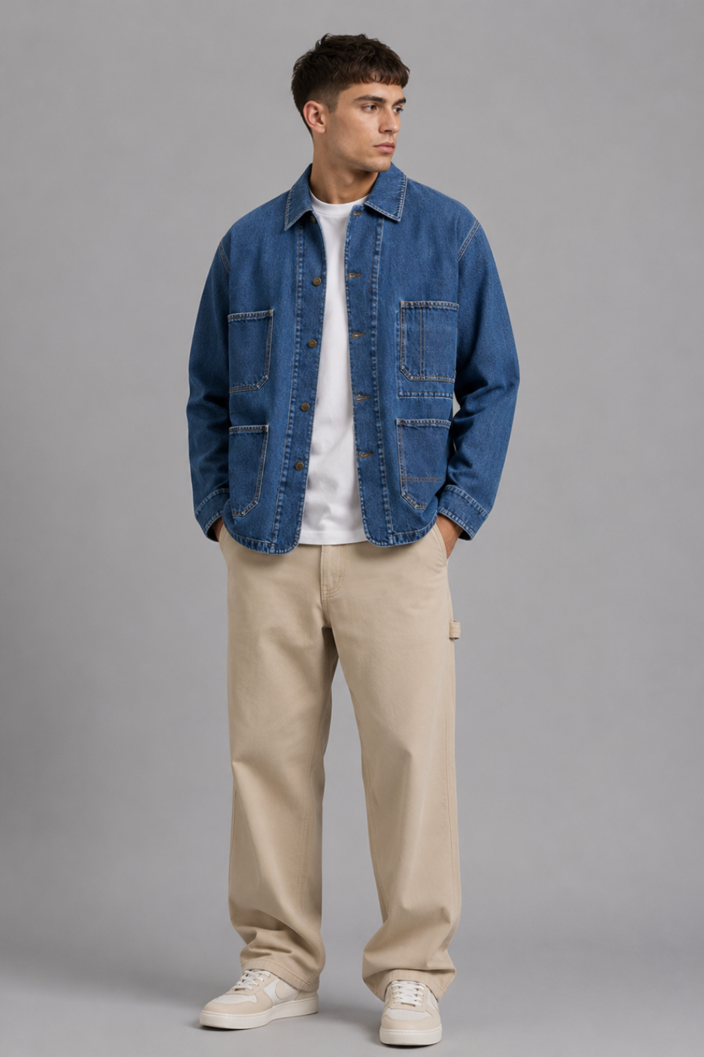 Blackheath Patch-Pocket Boxy-Fit Denim Jacket