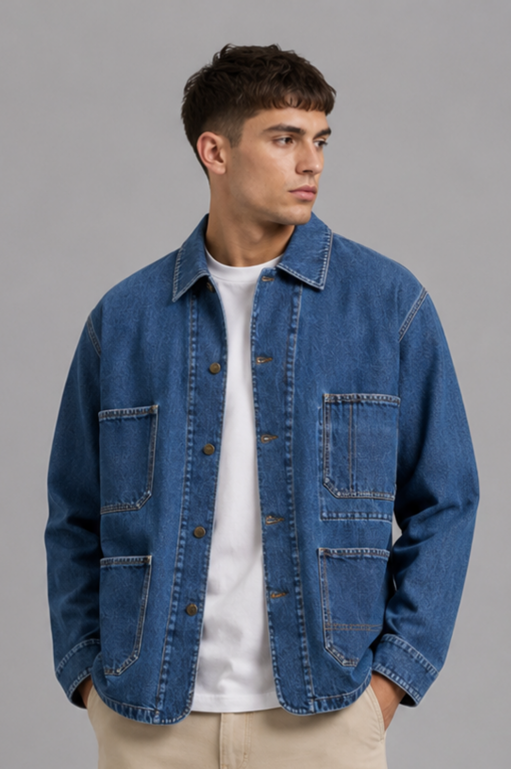 Blackheath Patch-Pocket Boxy-Fit Denim Jacket