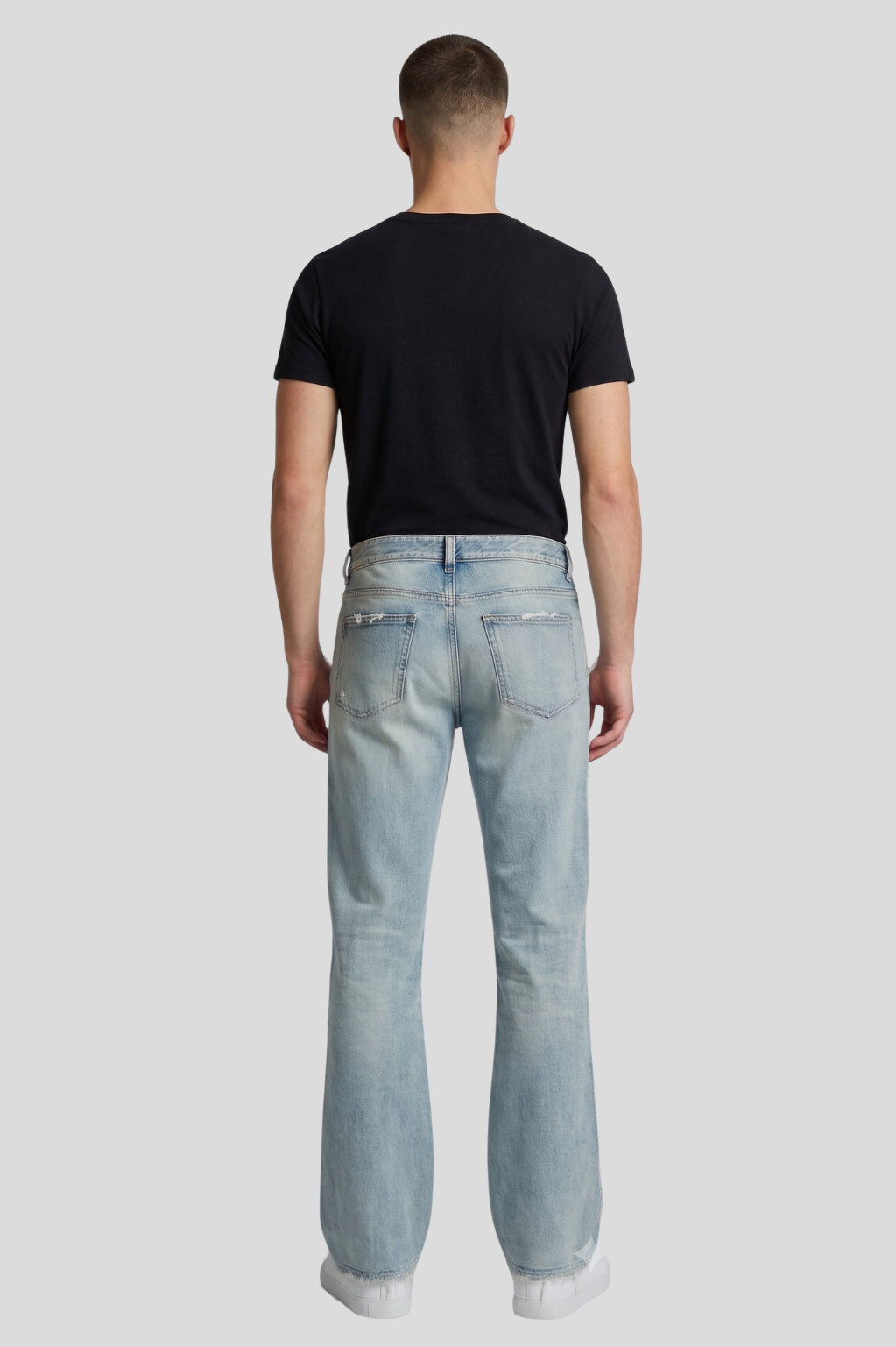 Brunswick Light Blue Vintage Wash Straight-Leg Jeans