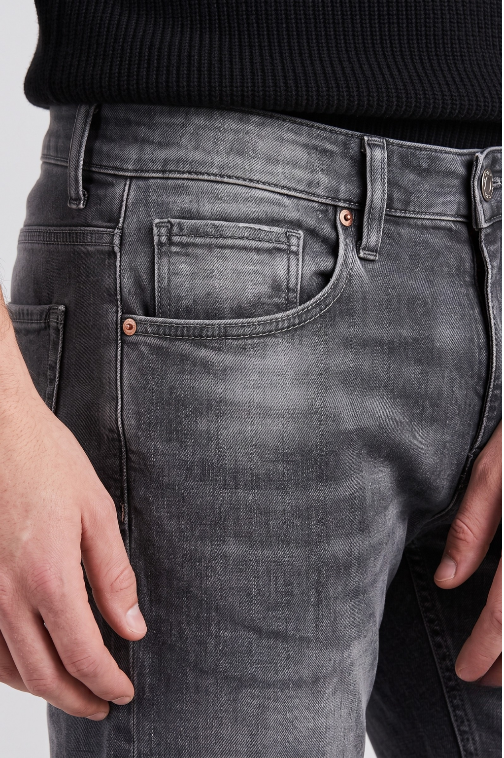Burney Coastal Fade Distressed Denim