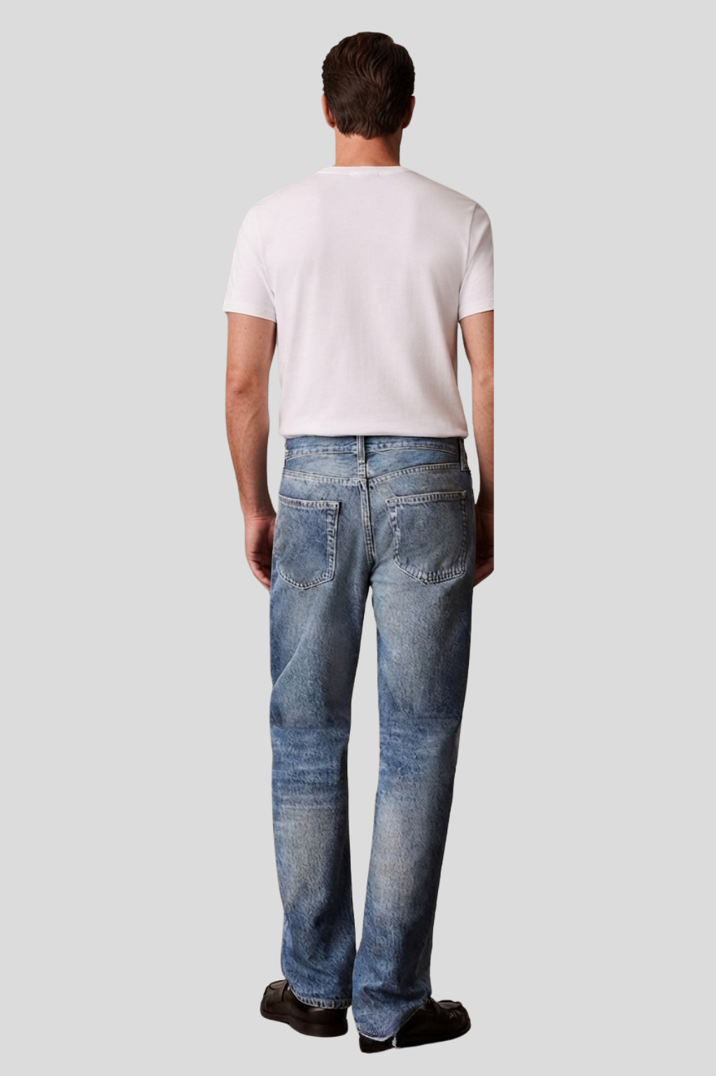 Doughlas Blue Fade Straight-Leg Denim Jeans