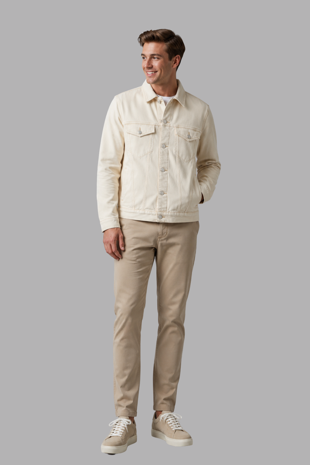 Ealing Long-Sleeve Denim Jacket