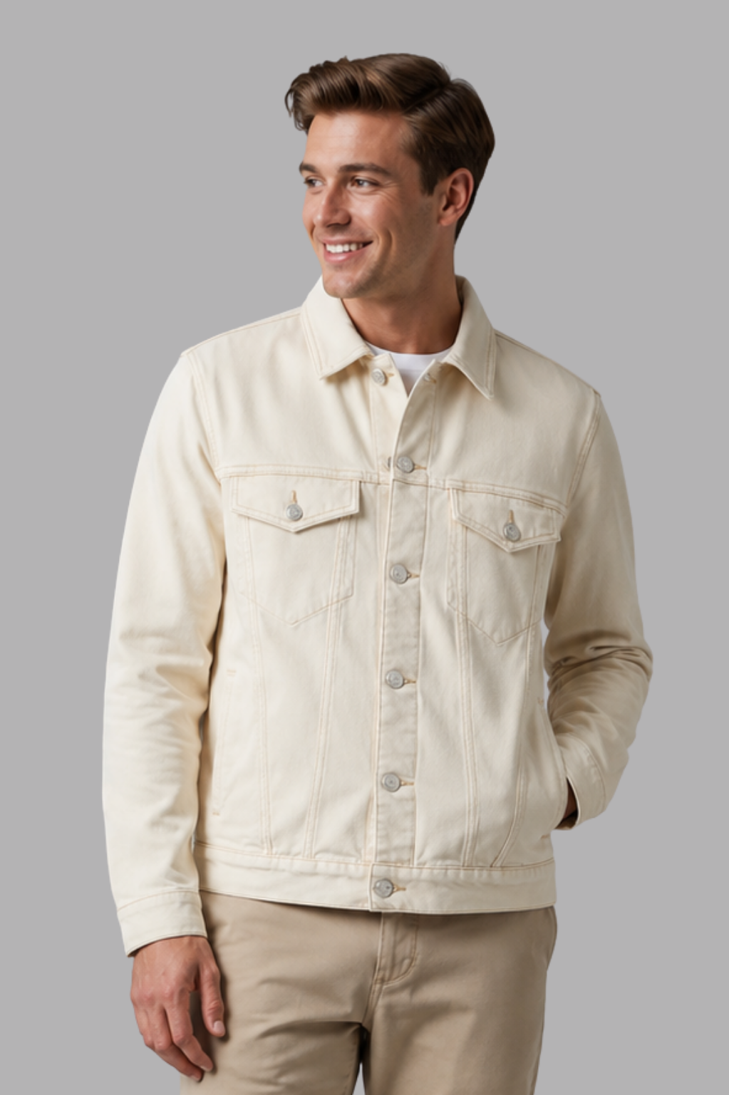 Ealing Long-Sleeve Denim Jacket