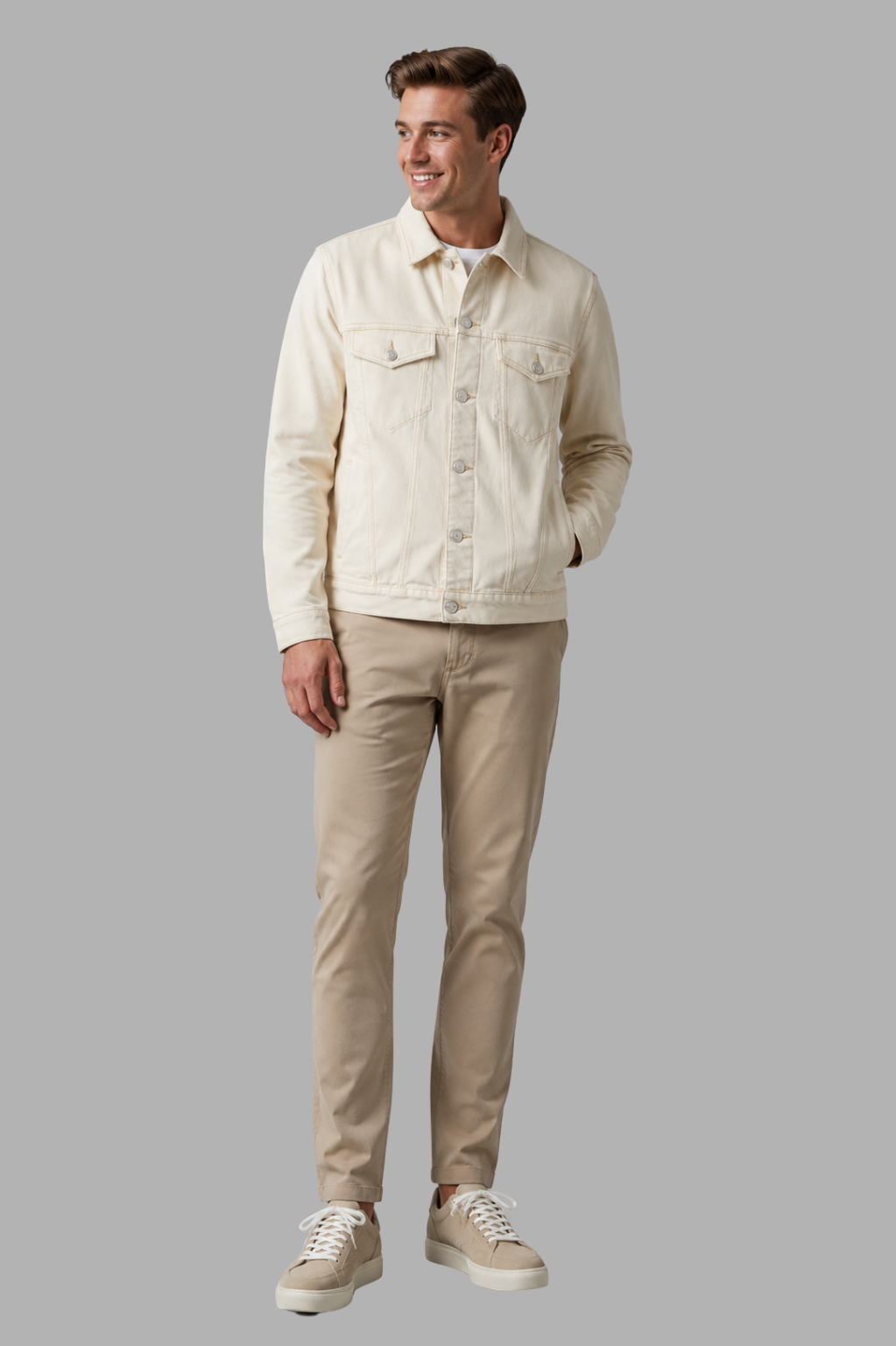 Ealing Long-Sleeve Denim Jacket