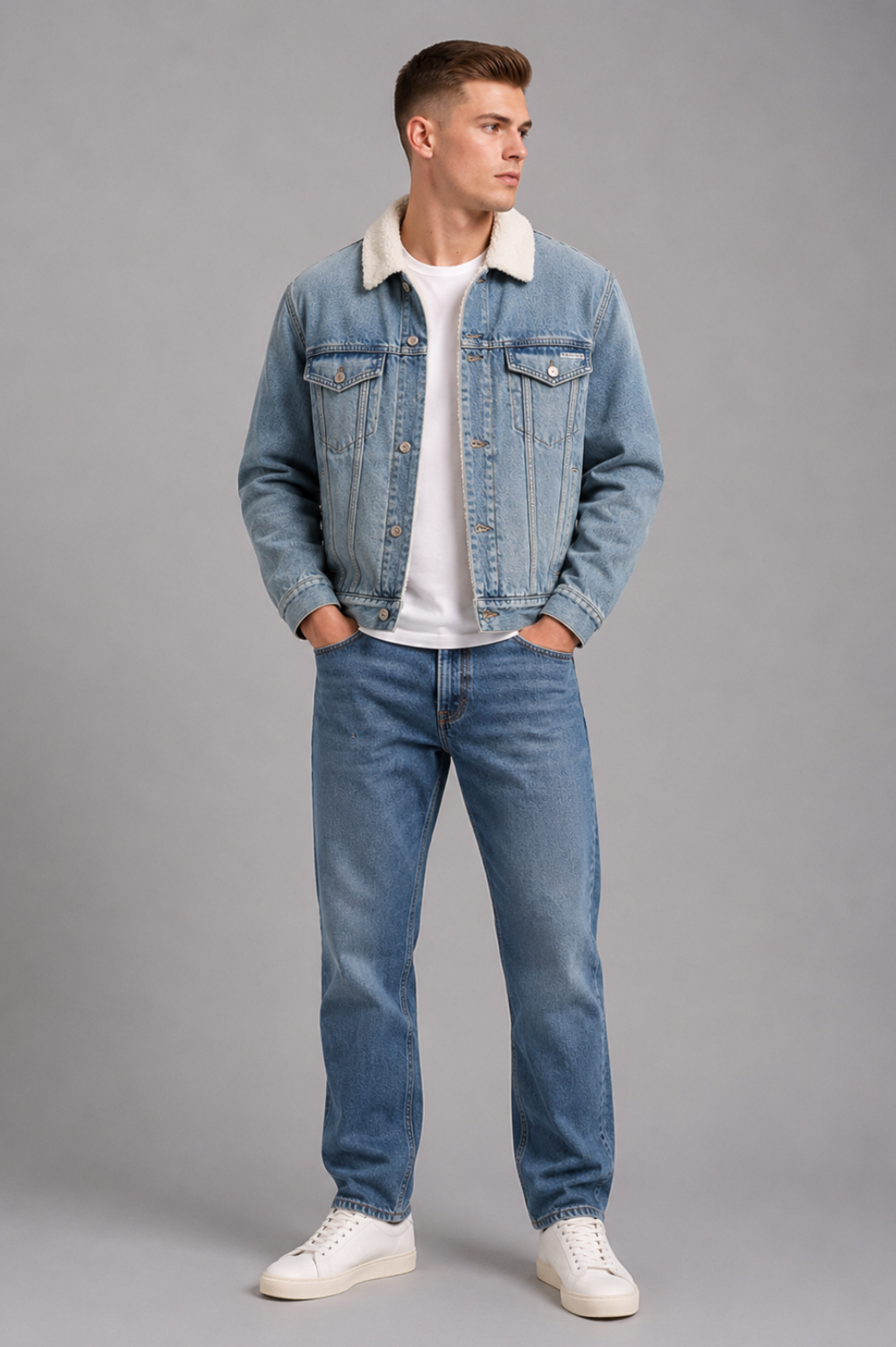 Enfield 90's Sherpa Denim Jacket