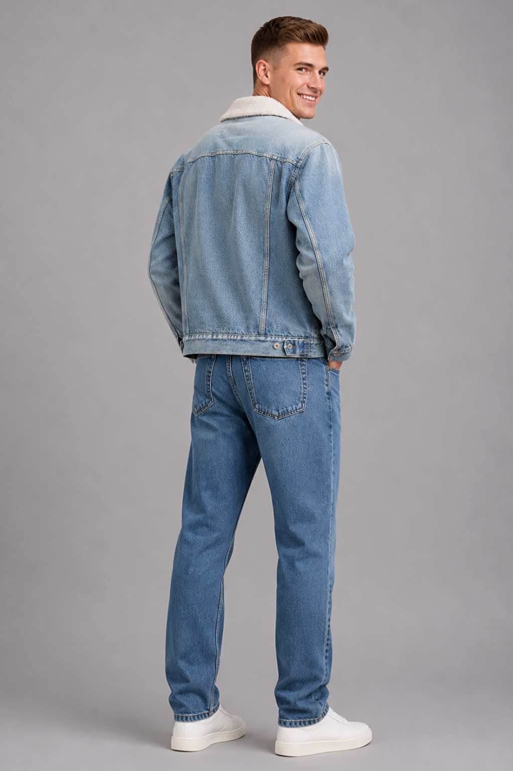 Enfield 90's Sherpa Denim Jacket