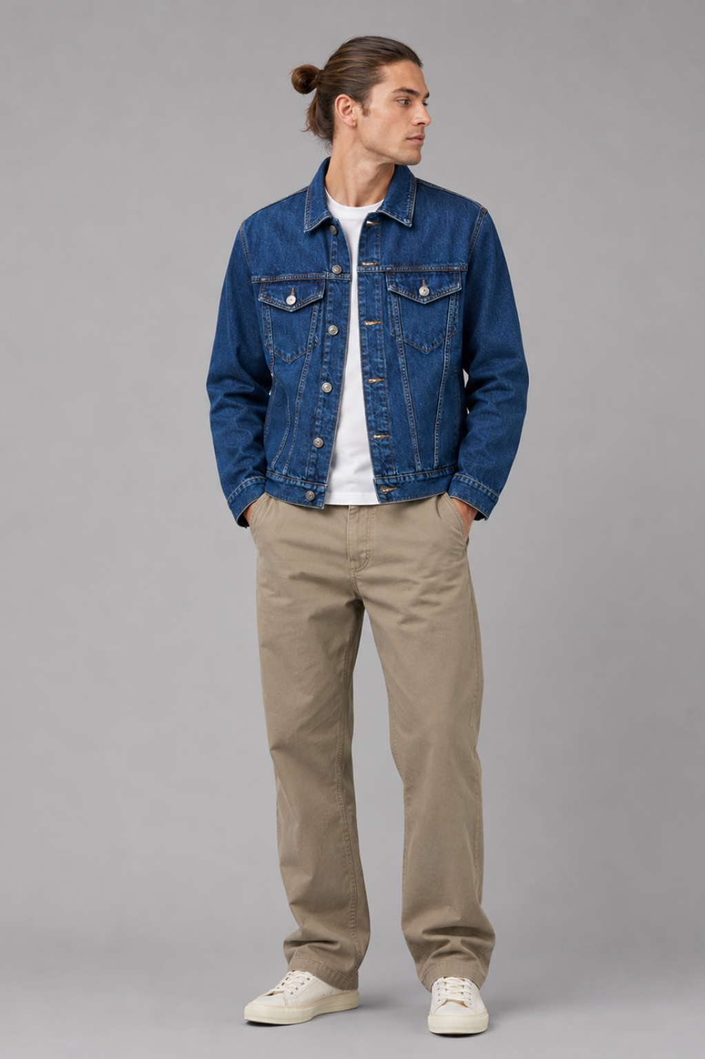 Fitzrovia Logo-Patch Denim Jacket