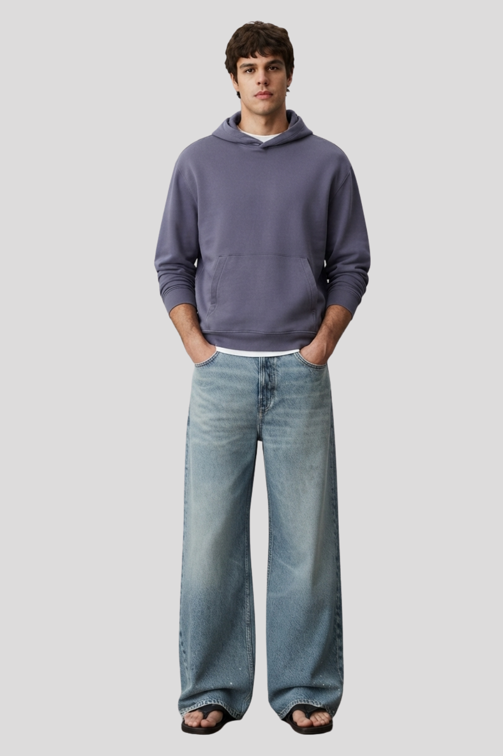 Garry Urban Drift Wide-Leg Denim Jeans