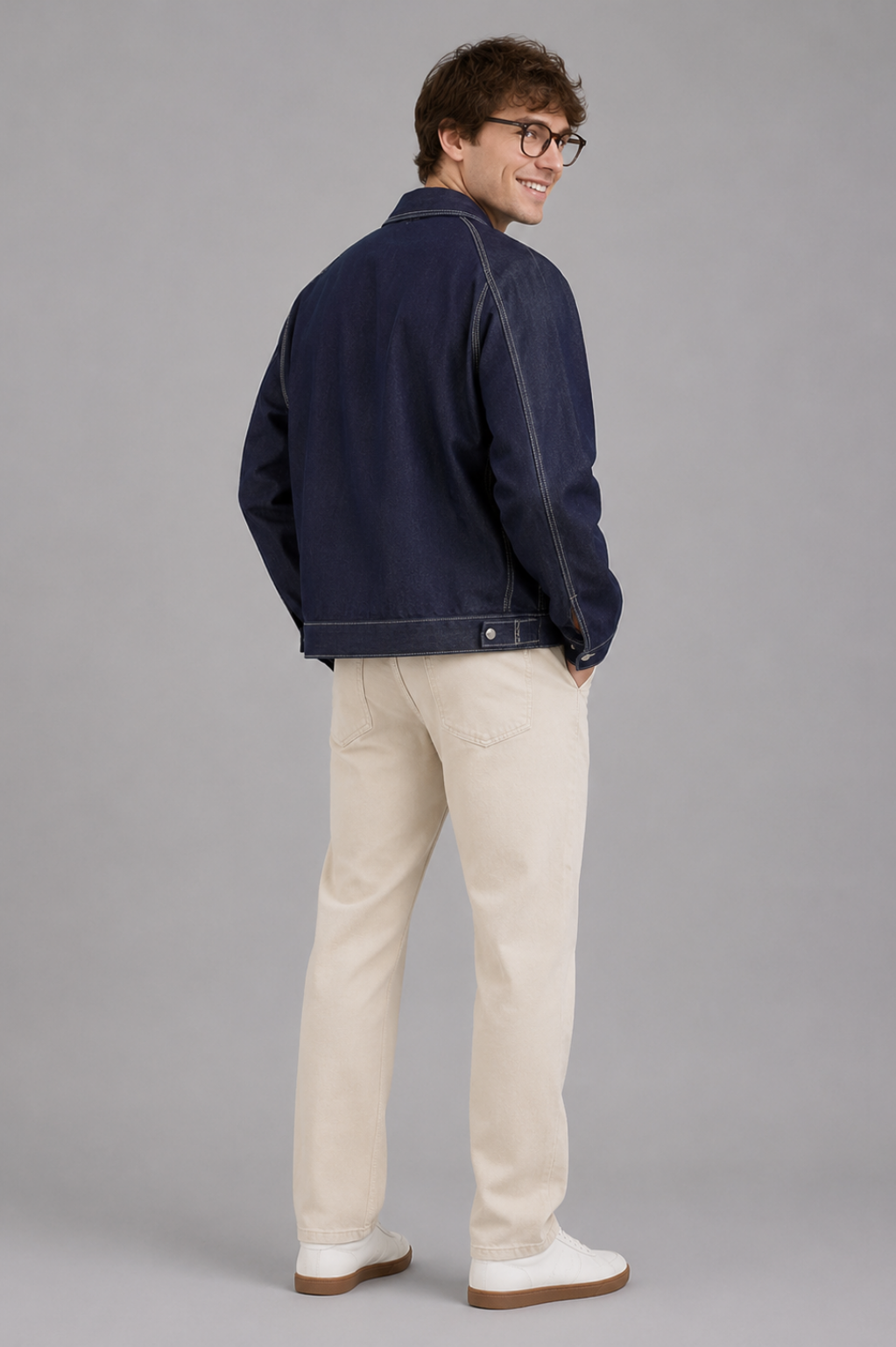 Hackney Denim Darted Workwear Jacket