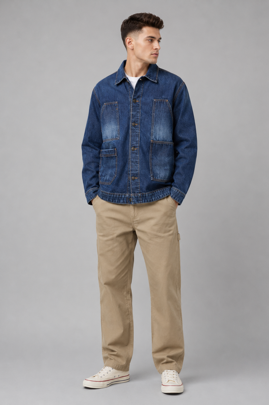 Hammersmith Mukesh Relaxed-Fit Denim Shacket