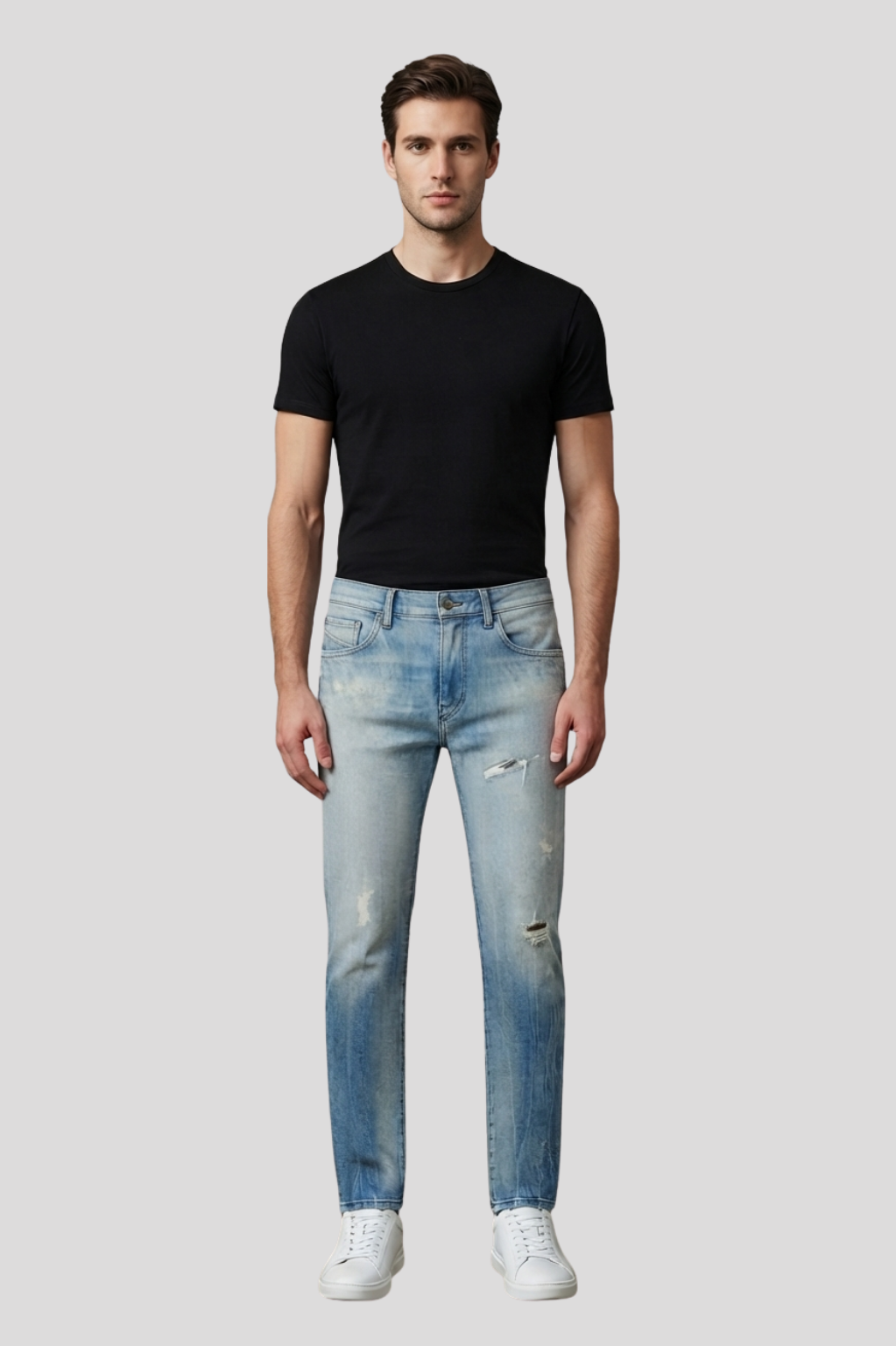 Hart Vintage-Inspired Bleached Denim