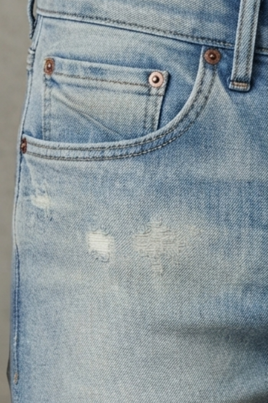 Hart Vintage-Inspired Bleached Denim
