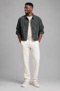 Islington Washed Jacket with Contrast Collar