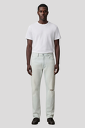 Juno Modern Off-White Straight-Leg Jeans