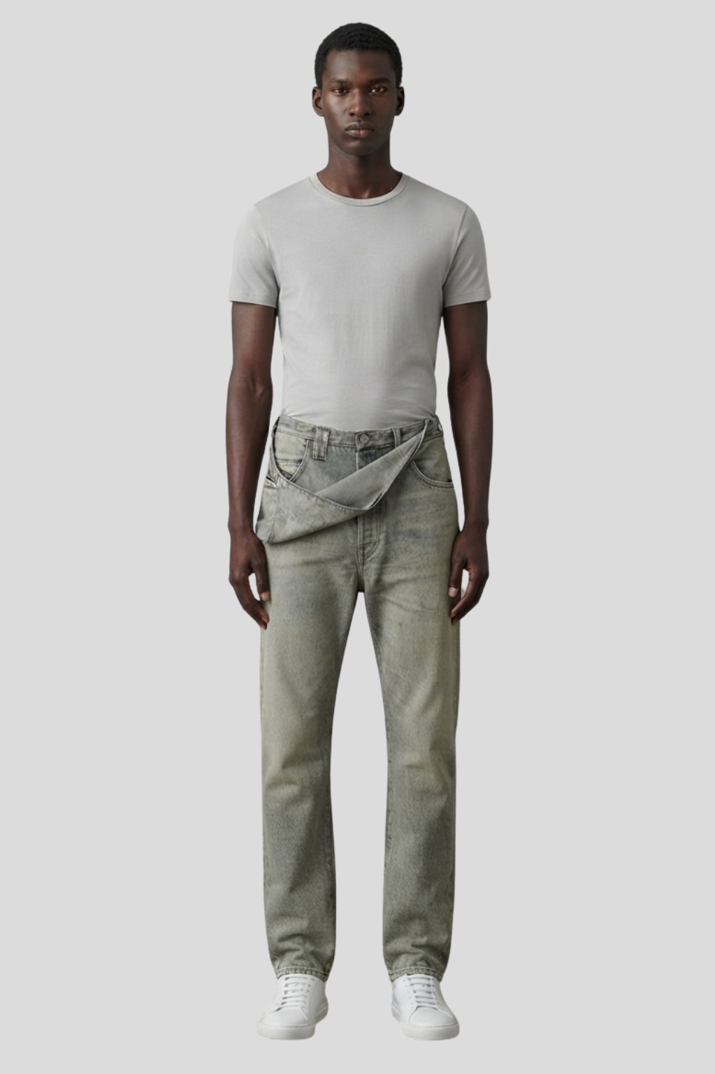 Murray Vintage Sage Wash Straight-Leg Jeans