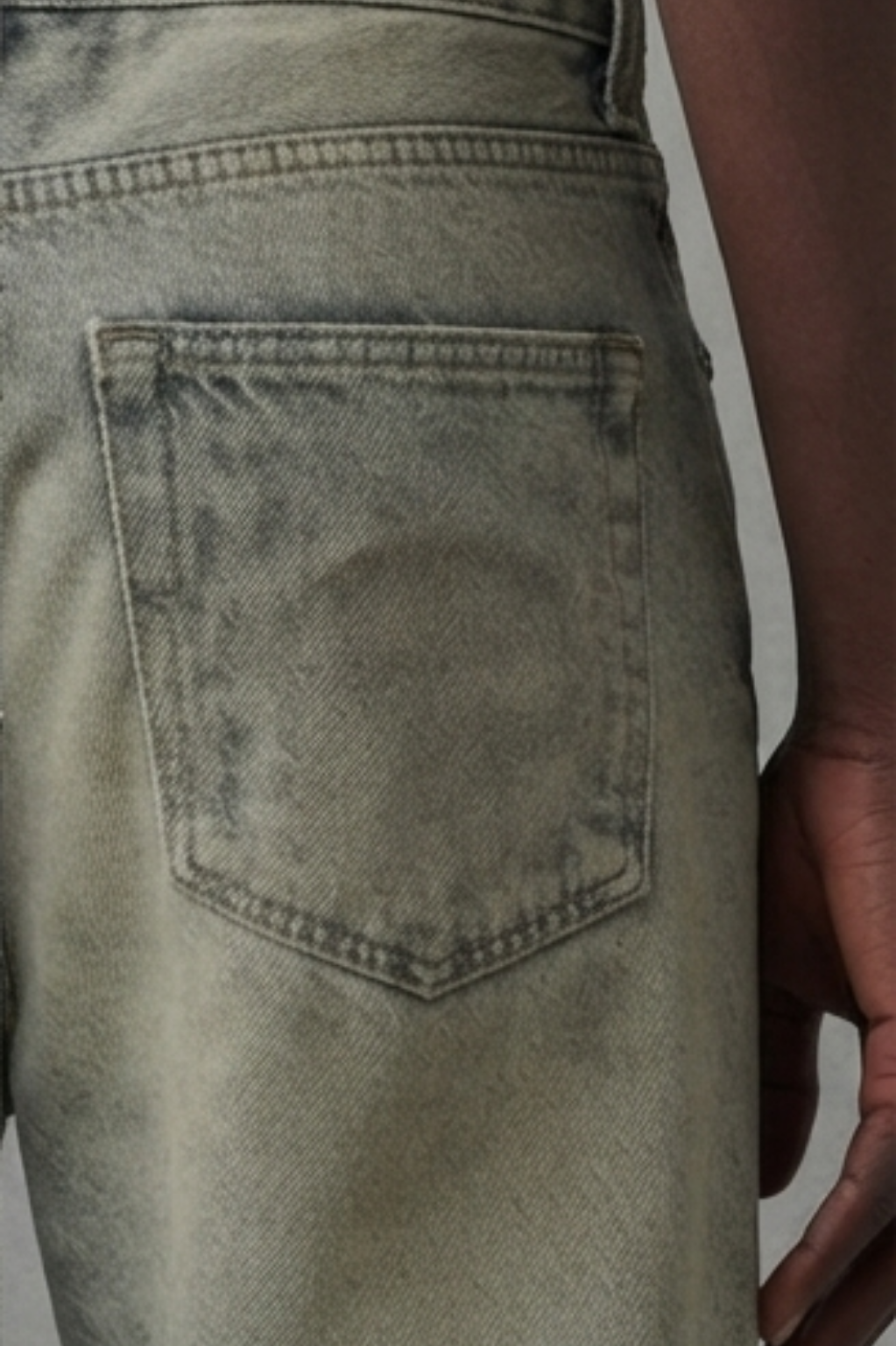 Murray Vintage Sage Wash Straight-Leg Jeans