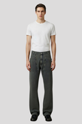 Osman Washed Charcoal Utility Wide-Leg Pants
