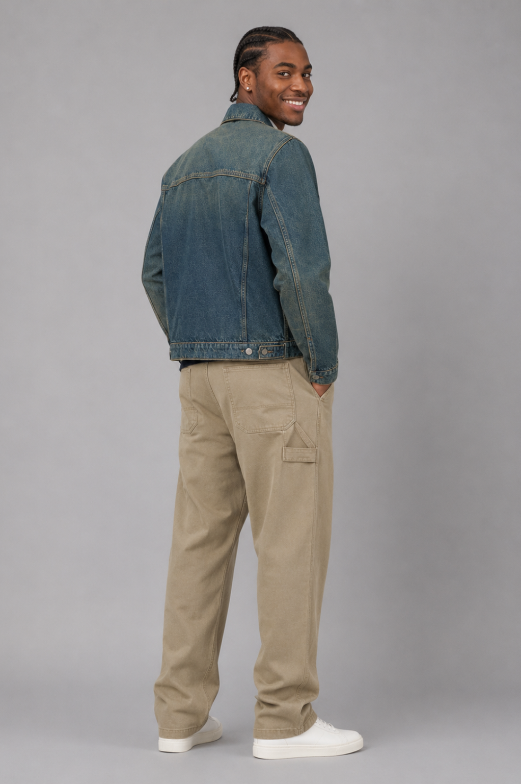 Pimlico Chest-Pocket Faded Denim Jacket