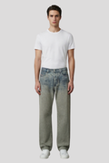 Poliakoff Vintage Sand Fade Wide-Leg Jeans