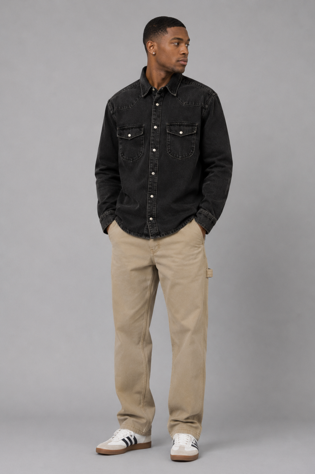 Rotherhithe Washed Denim Overshirt