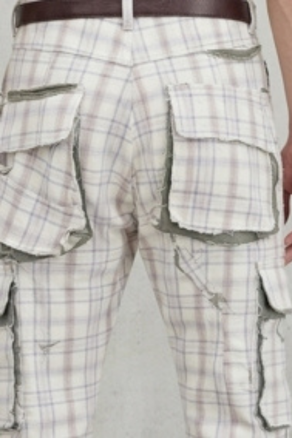 Sebastian Tactical Checkered Patchwork Pants