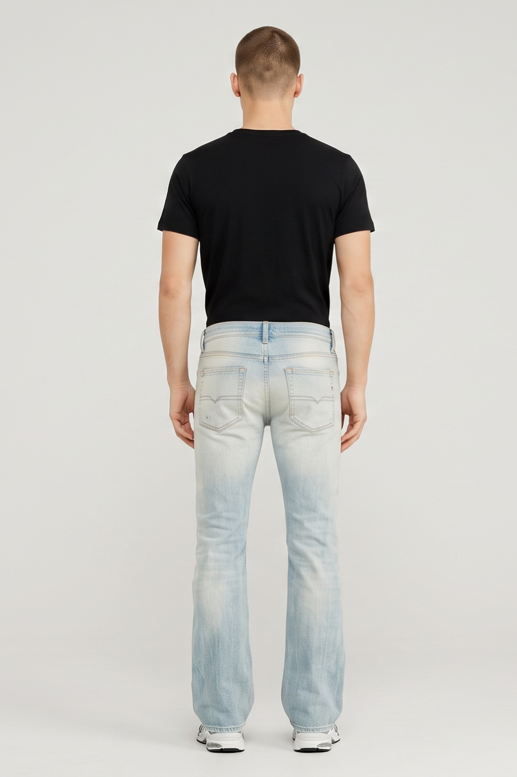 Sheridan Light Ice Wash Straight-Leg Jeans