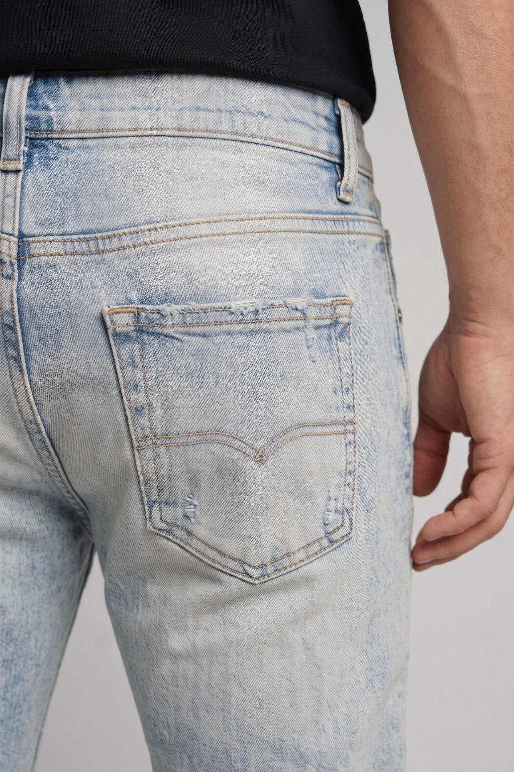Sheridan Light Ice Wash Straight-Leg Jeans