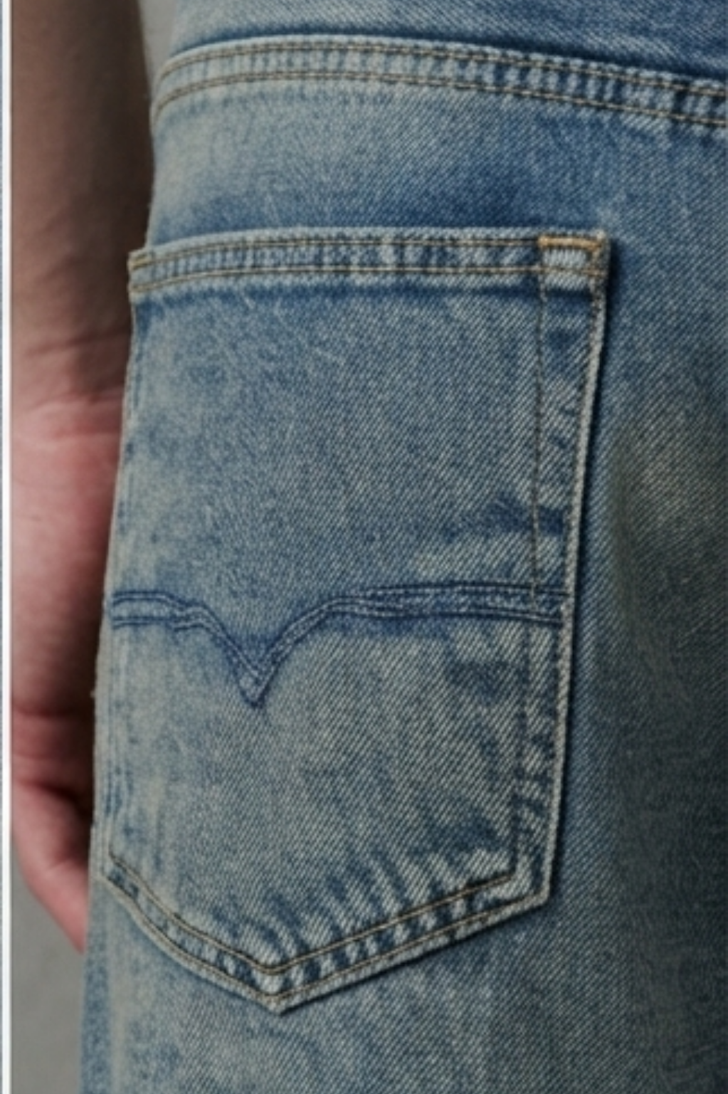 Toby Distressed Patchwork Wide-Leg Jeans