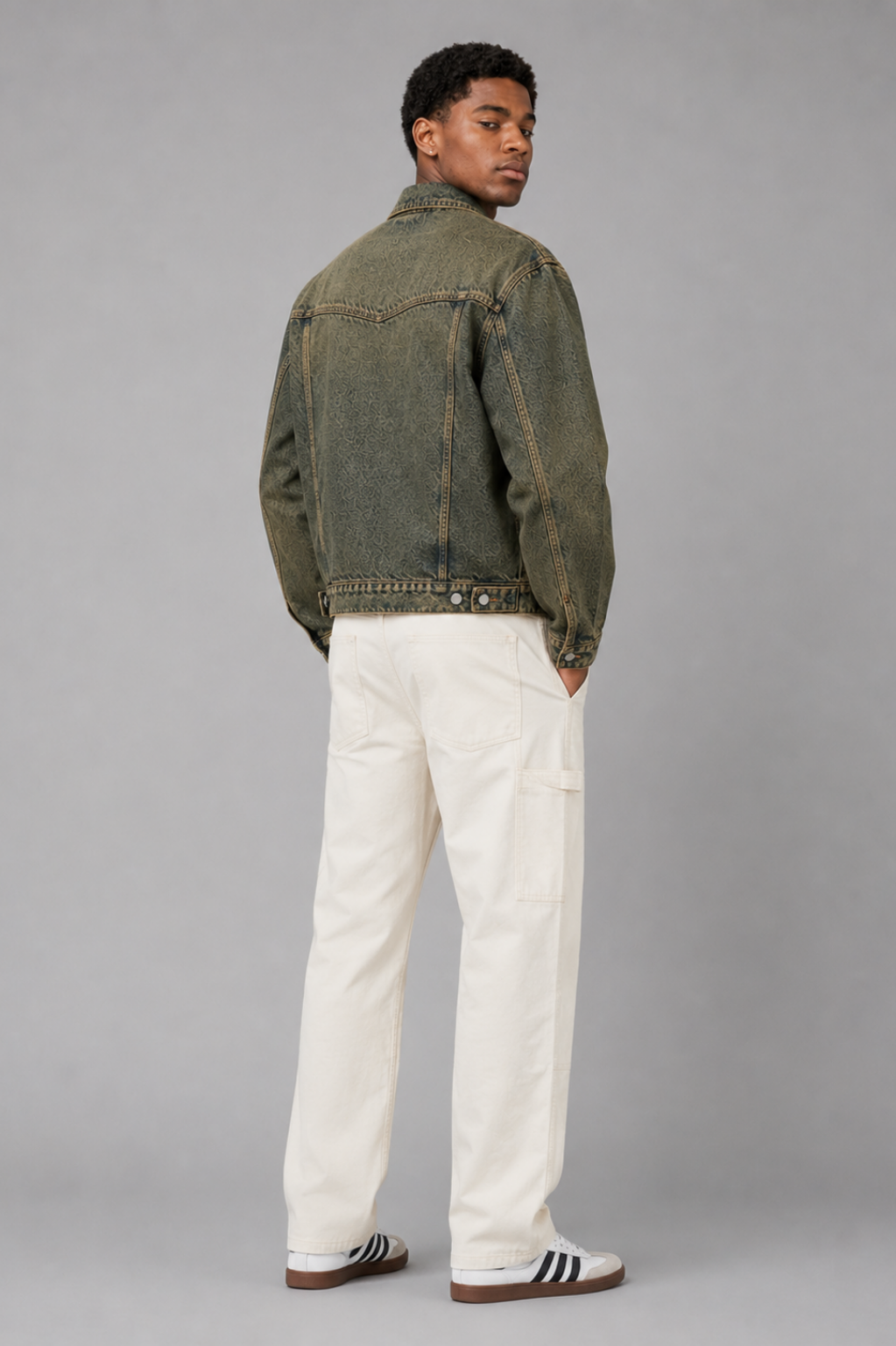 Twickenham Collared Denim Trucker Jacket