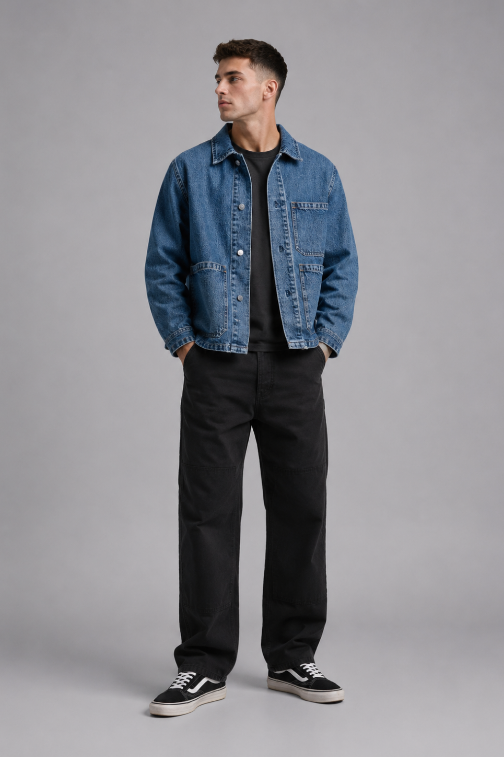 Whitechapel Relaxed Fit Denim Jacket with Pockets